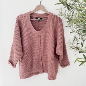 Mossimo Mauve Chunky Sweater